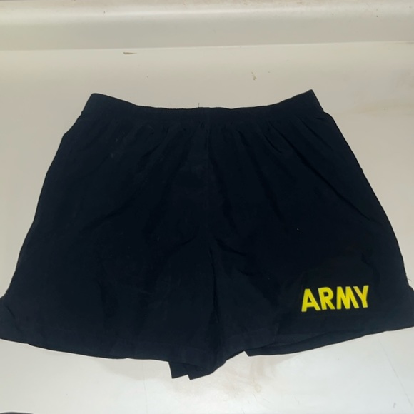 Vintage Adjustable Athletic Army Basic Training Short Shorts - Picture 1 of 5